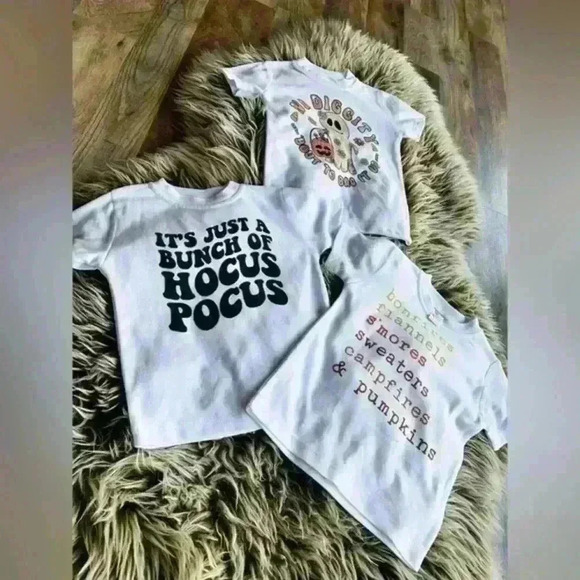 Set Of 3 Fall T-Shirts Size 6-12Mos - Picture 7 of 7